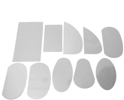 10 Stück Töpferform Schaber Cutter Edelstahl Ton Esteque Utensili Ceramica Scraper Keramik Keramik Schnitzerei Skulptur Spatel Werkzeuge