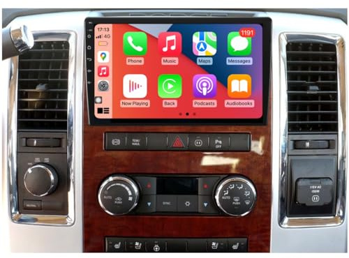 CZSWCH - Radio-Upgrade für Dodge RAM 1500 2500 3500 (2009-2012) Jeep Wrangler (2008-2017) Android Stereo 8 Core 3G+32G IPS-Display 10 Zoll (25,4 cm), eingebautes kabelloses WLAN