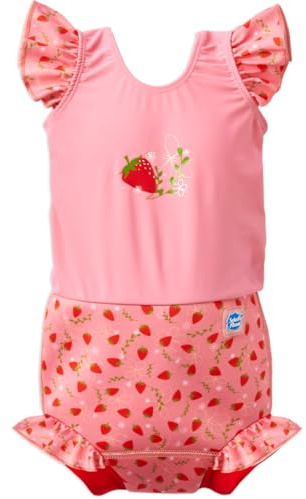 Slash About Happy Nappy Costume, One Piece Swimwear for Babies and Toddlers