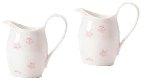 PRETYZOOM 2pièces Saucière Céramique Vintage Avec Poignée Pour Sauces Vinaigrettes Et Porcelaine De