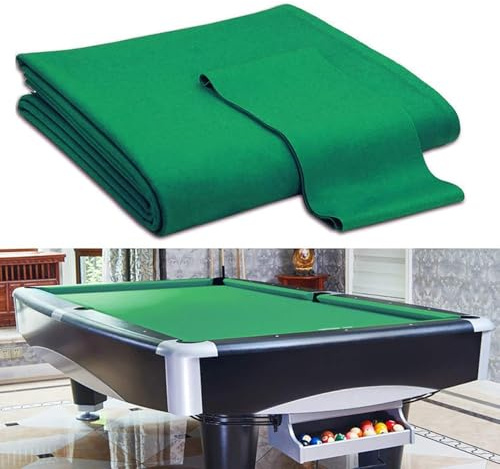 Billiards Cloth Billardtuch 7ft 8ft 9ft Billiard Teppich Snookertisch Tuch Antistatisches Billiardcloth Professionell Langlebig BillardtischFilz Vorgeschnittenes Tuch Billardschutz(Stil 2,9ft/2.75m)