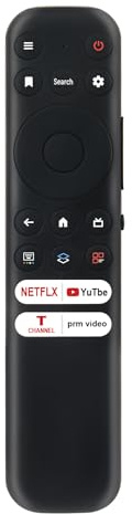 VINABTY RC902N-FMR1 Remplacer la télécommande pour TCL S546 R646 Mini-LED QLED 4K UHD Google Smart TV for TCL Android Smart TV 75R646 65R646 55R646 75S546 65S546 55S546 50S546 43S446