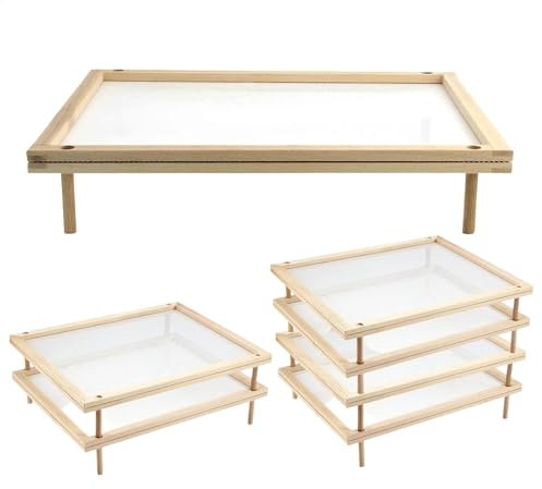 Séchoir à pâtes – Support de séchage déshydraté en bois | Support de suspension pour pâtes hygiéniques fiables et pratiques | Égouttoir de cuisine pour un séchage et un rangement peu
