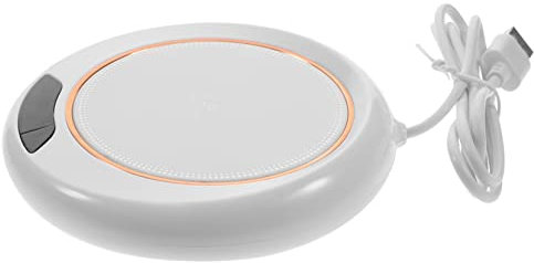 Amosfun Chauffe-Tasse USB pour Bureau Chauffe-café Et Thé Réutilisable avec Arrêt Automatique Élégant Et Pratique