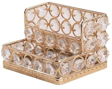 LYVQZPWLR LYVQZPWLRVisitenkarte-Manager, Fall Organizer Visitenkartenhalter Ständer Display Organizer Visitenkarten Aufbewahrung Halter for Büro Desktop Büro Business(Gold)