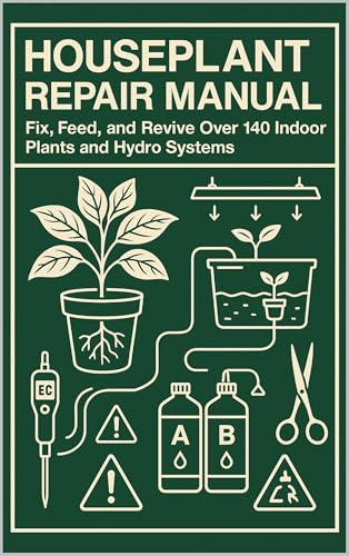 The Houseplant Repair Manual manuscript : Indoor Plant Maintenance, Hydroponic Setup, and DIY Feeding Schedules for Real Plant Results