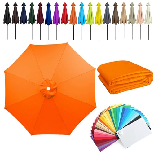 Générique Housse de Rechange pour Parasol 8 Baleines (2/2,30/2,5/2,7/3/3,5 m) pour Piscine, terrasse, Jardin, terrasse, Parasol déporté