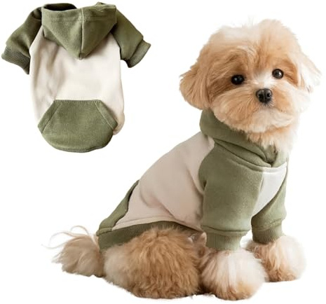 Winmany Kapuzenpullover für kleine Hunde und Katzen leicht Herbst und Frühling Haustier Kapuzenpullover