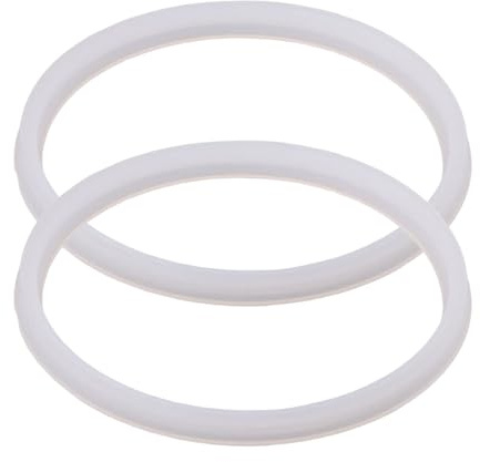 yanzunlrn High Temperature Resistant Silicone Gasket Part for Stainless Steel Sausage Stuffer 3L 5L 7L Vertical Units 606 1606 Heat Rings