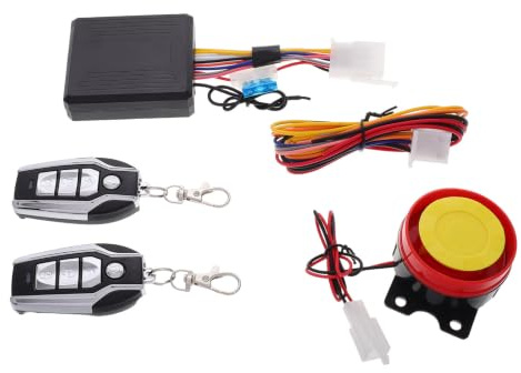 HEATSHAKING Sistema de Alarma para Motocicleta con Arranque Remoto, Instalación Sencilla, Material Abs Resistente y Frecuencia 315mhz para Mayor Seguridad