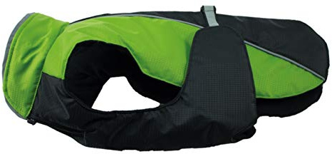 JEGGO Hundemantel Hundejacke Herbst Winter wasserdicht - Winddicht - reflektierend - warm gefüttert - robuster Stoff - Wintermantel Hund Rot Schwarz Grün XS - XXL (XS, Grün)