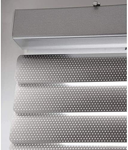 Tenda Veneziana Microforata in Alluminio Da 25mm Su Misura, Protezione Da Sole e Luce, Veneziana Oscurante in Alluminio