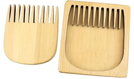 Baluue 1stück Und Haarbürste Tragbarer Kamm Für Natürliche Pflege Für Barttypen Für Gesichtspflege Und Unterwegs
