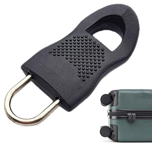 Reemplazo de tirador de cremallera – Accesorio de repuesto de tirador de cremallera desmontable | Agarre de cremallera de goma | Piezas de cremallera reutilizables de repuesto para ropa, bolsas y