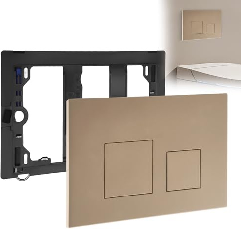 Plaque de Commande WC suspendu, Compatible Geberit Sigma 20, UP300 & UP320, avec Système Double Chasse, Silencieuse, Durable et économe en Eau