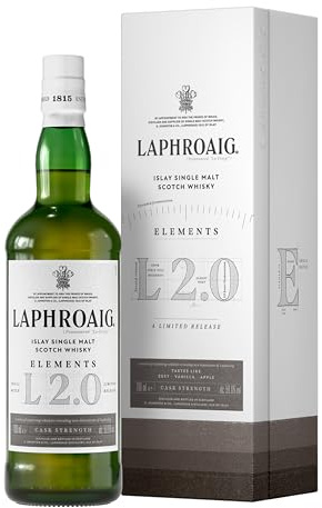 Laphroaig Elements 2.0, Islay Single Malt Scotch Whisky, mit Geschenkverpackung, 59.6 Prozent Vol, 0.7 L