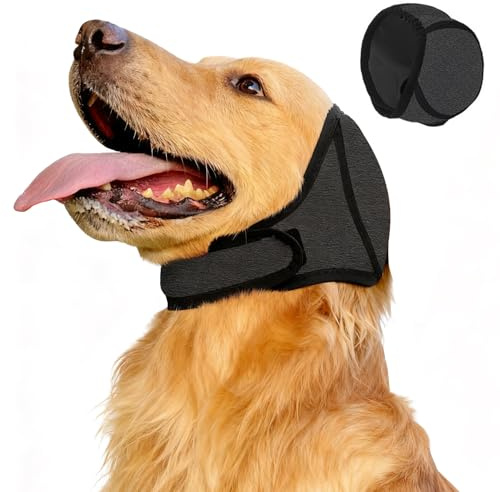 Dog Ear Protectors, Dogs Snood Ears Protector, Nlsqw Dog Ear Defenders, D-og Ears Cover, Muffs Noise Protection Comfortable Quiet Dogs Calming Hood for Grooming, Thunder, Fireworks & Bathing