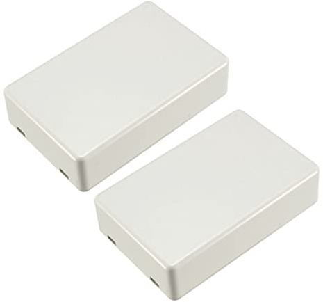 Sourcingmap 2pcs 70 x 45 x 18mm Electronic Plastic DIY Junction Box Enclosure Case Light Grey