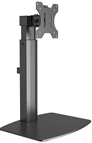 RICOO Soporte Monitor Mesa Giratorio Inclinable Pantalla PC 17-32 (43-81cm) TS4011 Base articulado Stand monitores VESA 75x75 100x100 Negro