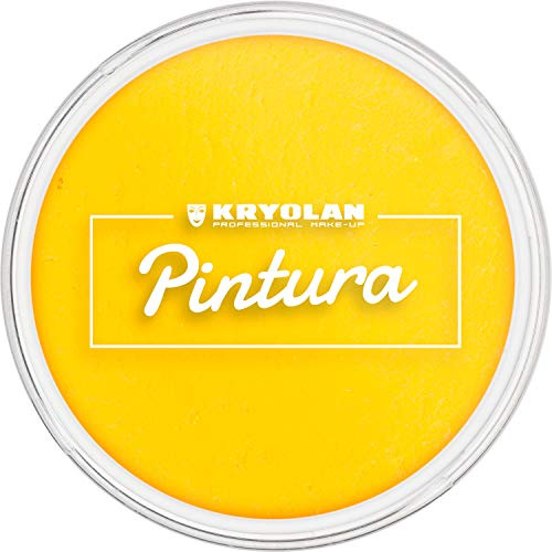 Kryolan Pintura Water Color Make-up Sunlight 20 ml I Wasserbasierte Kinderschminke für Gesicht & Körper I CE-Zertifiziert I Schnell trocknend, leicht abwaschbar & individuell deckend