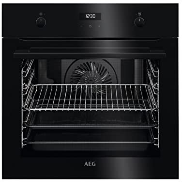 AEG BEK435060B Backofen Schwarz Großer Garraum 71l - Made in Germany