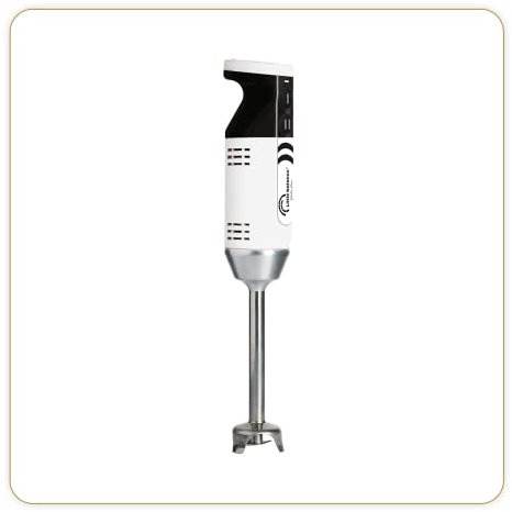 LITTLE BALANCE 8576 Chef Mixx Pro, Mixeur plongeant professionnel, 2 vitesses, 4 accessoires, 700 W, Fabrication française, Blanc/Inox
