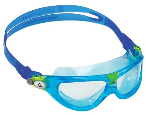 Aquasphere Seal KID, Schwimmbrille, Schwimmbrille für Kinder ab 3 Jahren mit UV-Schutz, Silikondichtung und beschlag- und leckagefreien Gläsern für Jungen & Mädchen