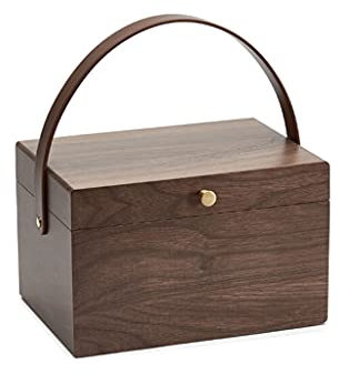 luckxuan Erste Hilfe Set/Verbandskasten 10.23 Zoll Holz Kleine Erste-Hilfe-Kit Medizin Aufbewahrungsbox Haushalt Tragbare Griff Medizinische Medizin Aufbewahrungsbox Familienmedizin Box