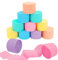 12 Rotoli Stelle Filanti in Carta Crespa 25m x 4.5cm Colorata, Fai Da Te Decorativa Nastro Crespato per Artigianato, Decorazioni per Feste Compleanno Matrimonio, 6 Colori