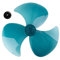 Pelle hélice ventilateur bleu avec écrou bloc d'origine pour ventilateur Rowenta Essential VU4110 VU4110F0 VU4110F2