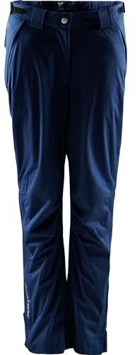 ABACUS Women Pitch 37.5 Breathable Stretchable 100% Waterproof Golf rain Trousers (US, Alpha, X-Large, Regular, Regular, Midnight Navy)
