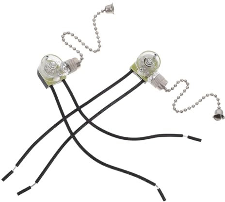 HOMSFOU 2stücke Dekorative Zugketten Verlängerung Für Deckenleuchten Und Deckenventilatoren Stilvolle Lampen Zugkette Für Romantische Wohnatmosphäre Passend Für Verschiedene Räume