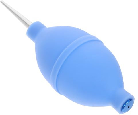 HOMOCONO Kamera Objektivreiniger Luftgebläse Staubbläser Ohne Batterien Großes Luftvolumen Elastischer Luftstrom Blaue Düse Für Präzise Reinigung Von Kamera Undpc