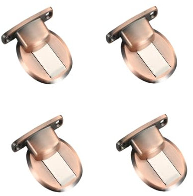 Anti-Tor-Aufprall, Freies Stanzen Boden Saug Schlafzimmer Tür Anti-Kollision Starke Magnetische Tür Saug Tür Stopper hit Badezimmer Holz Tür(Copper)
