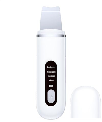 Skin Scrubber Face Spatula | Portable Ultrasonic Skin Spatula - Reusable Facial Pore Cleaner, Comedone Extractor, Beauty Instrument for Forehead, Facial and Nose