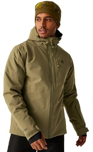 Dare2b Mens Eagle Iii Ski Jacket, Martini Olive, M EU