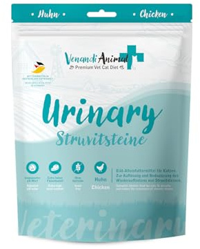 Venandi Animal Vet - Premium Trockenfutter für Katzen - Diät - Urinary - Struvitsteine - Huhn, 1er Pack (1 x 0,3kg), getreidefrei