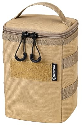 Thous Winds Camping Storage Bag, Oil Lantern Bag, for Outdoor Camping Travel Picnic Organizer, Khaki