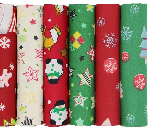 Gorsmoon 6er Set Baumwollstoff Grau 50x50cm – Stoffpaket mit Mustern, Punkten & Streifen – Hochdichter Baumwollstoff zum Nähen, Patchwork & Quilten für DIY-Projekte