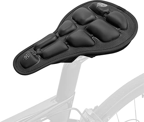 3D-Luftfahrradsattelkissen Atmungsaktives Aufblasbares Fahrradkissenbezug Wasser- Fahrradsattelbezug Stoßdämpfendes Luftkissen für Lange Fahrradtouren