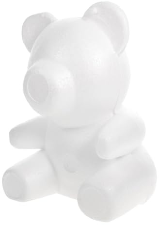 KAJNBN Kit di Ornamenti Fai da Te Orso Rosa in Gommapiuma, per Decorazioni Floreali, Matrimoni e Progetti Artistici in Schiuma