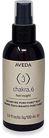 Aveda Chakra 6 Balancing Pure-Fume Mist: Intuition | Room & Body Spray | Balances Intuition Chakra | With Certified Organic Petitgrain, Orange, Geranium, 100ml
