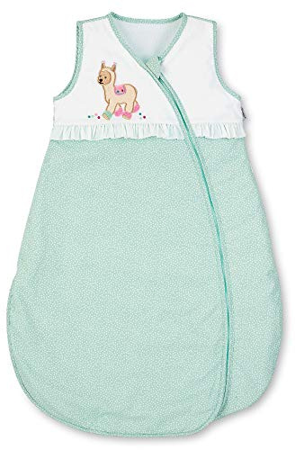 Sterntaler Sommer-Schlafsack Kuschelzoo für Kleinkinder, Reißverschluss, Größe: 90, Mintgrün