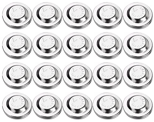 EXCEART 20Pcs Runde Magnetische ID Name Abzeichen Verschluss Revers Pin Brosche Halter Magnetische Ring Halter Verschluss Name Tags Silber
