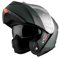 MT Casco Moto Modular FU935SV Genesis SV Solido A6 Verde Mate Talla L con Gafa Solar