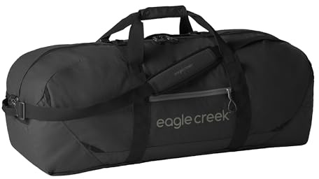 Eagle Creek No Matter What Reisetasche 90L I Extrem robust & komprimierbar I Nachhaltige Duffel für Reisen, Camping & Abenteuer I 90L Volumen I Black