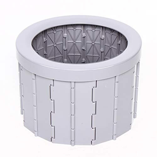 OMGGYER Campingtoilette Faltbare Toilette Mobile Trenntoilette Portable Toilet Klapptoilette, Camping Toiletten mit 12 Reinigungstaschen für Wandern, Auto, Reisen, Angeln, bis 150Kg