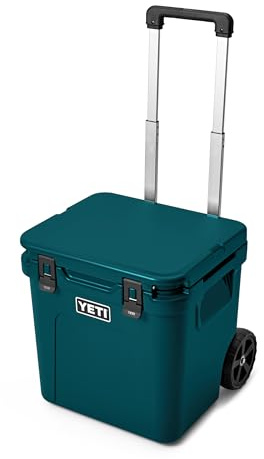 YETI Roadie 48 Wheeled Cool Box, Insulated Hard Cooler, Agave Teal