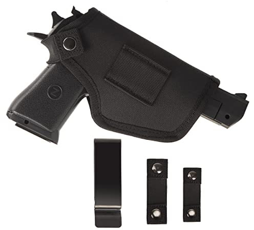 ANSNOW Waffenholster, Beinholster, Taktischer Oberschenkel-Pistole, Beingurt, Rechtshändig Verstellbar/Schwarz-256/Einheitsgröße