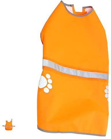 CORHAD Reflektierende Oxford Hundeweste Für Mittlere Hunde Verstellbare Sicherheitsweste Aus Wasserdichtem Stoff Outdoor Haustierweste Für Spaziergänge Hohe Sichtbarkeit Und Bewegungsfrei
